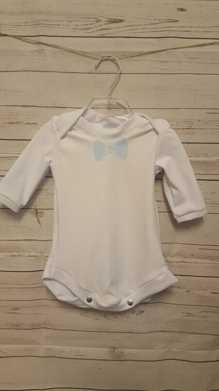 Langarmbody blaue Fliege Gr. 62