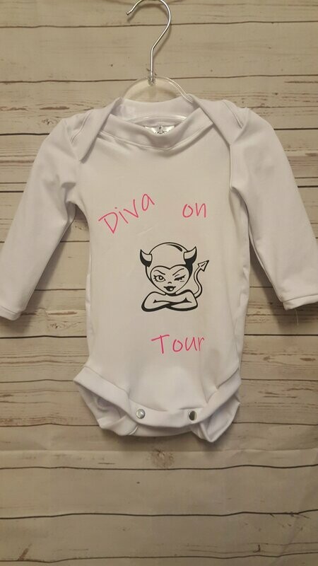 Langarmbody mit Diva on Tour Gr. 74