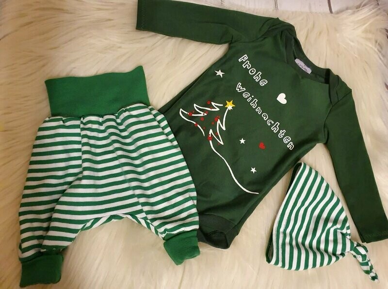 Weihnachtsset Gr. 74 Frohe Weihnachten