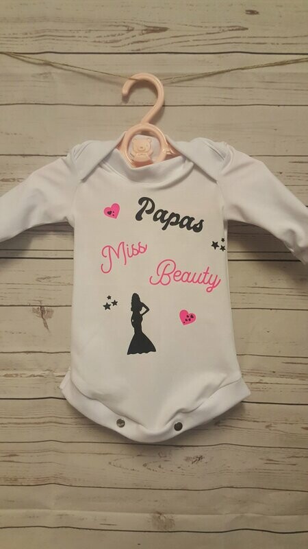 Langarmbody Papas Miss Beauty Gr. 62