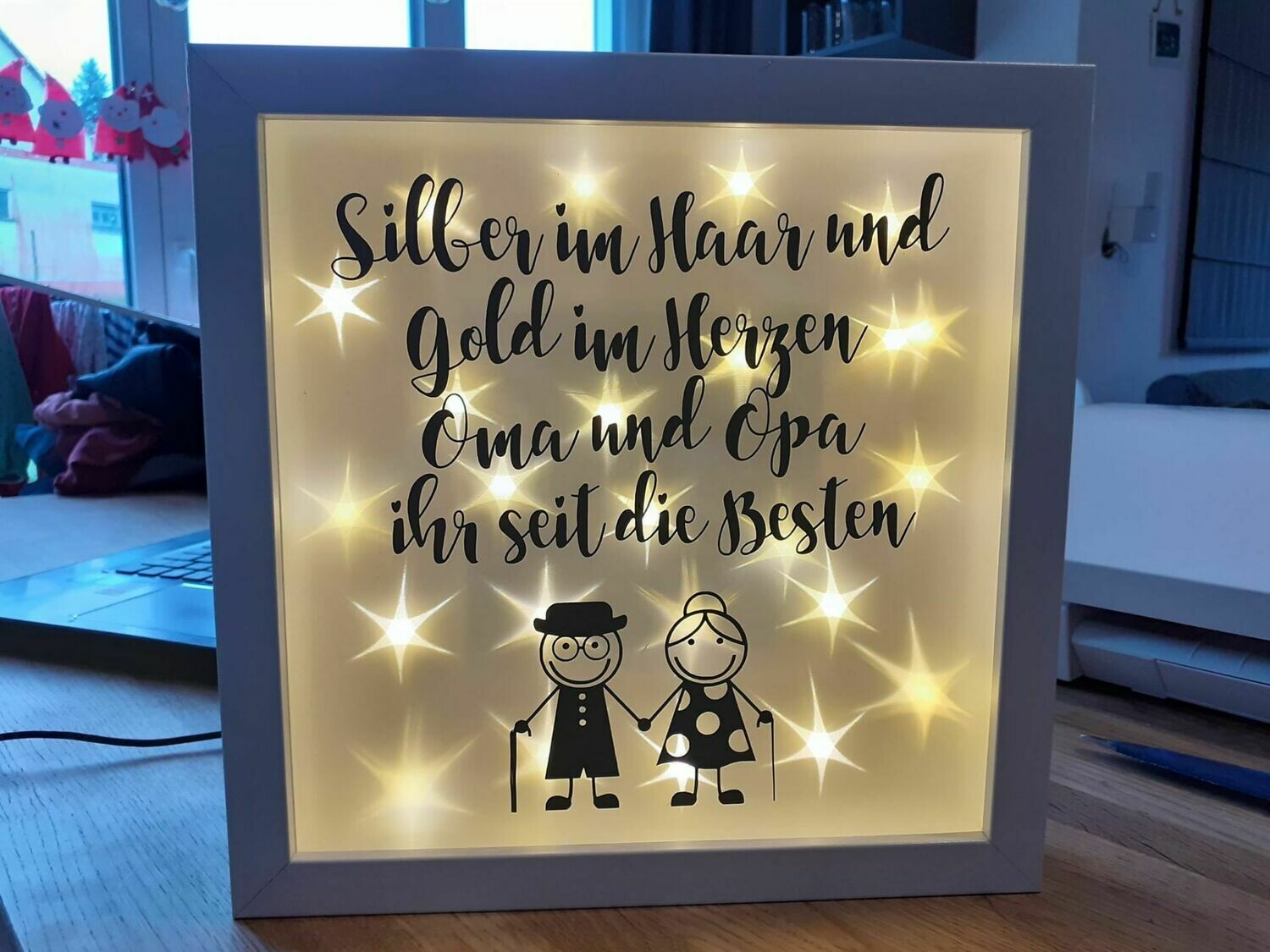 Beleuchteter Bilderrahmen Fur Grosseltern