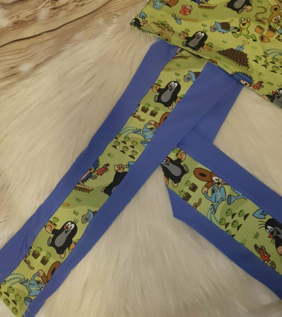 Individualisiert Leggins 2.0 mit Seitenstreifen Gr. 50-140