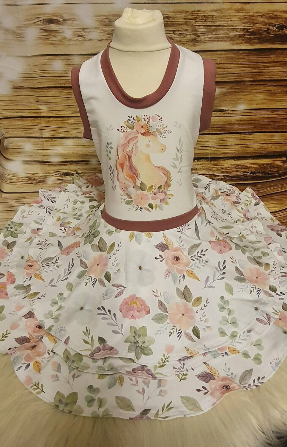 Individualisiert Drehkleid Gr. 86-164