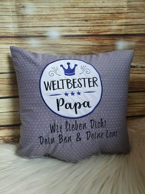 Individualisiert Kissen für Mama/Papa/Oma/Opa