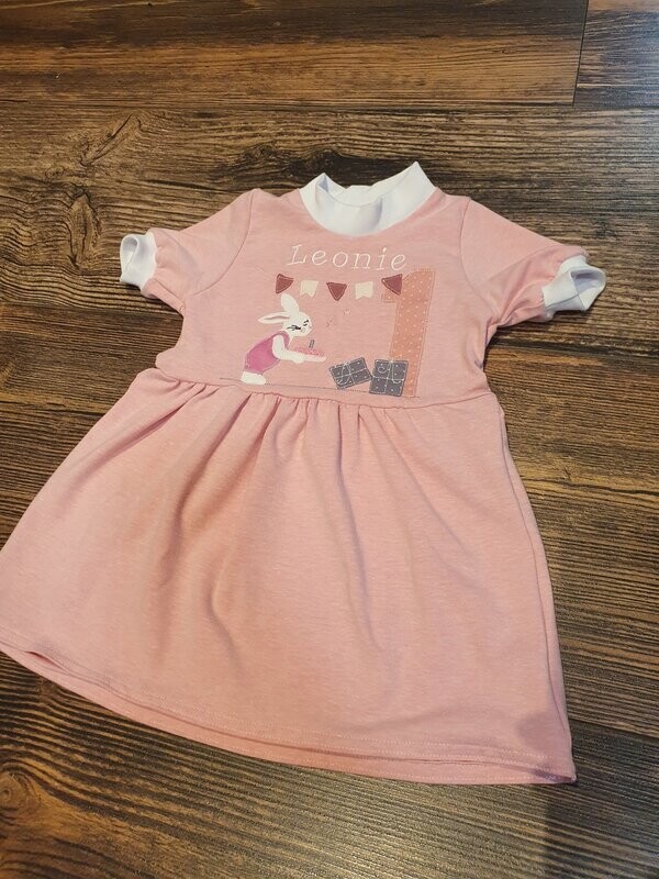 Individualisiert Kleid Gr. 74-164