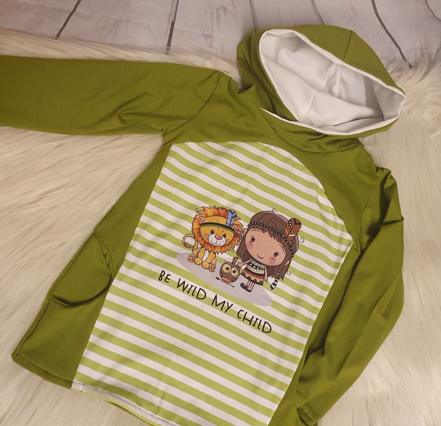 Individualisiert Langarmshirt für Panele Gr. 86-146