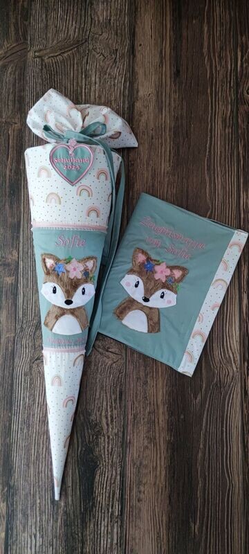 Individualisiert Schultüte 70/85cm normaler Stoff