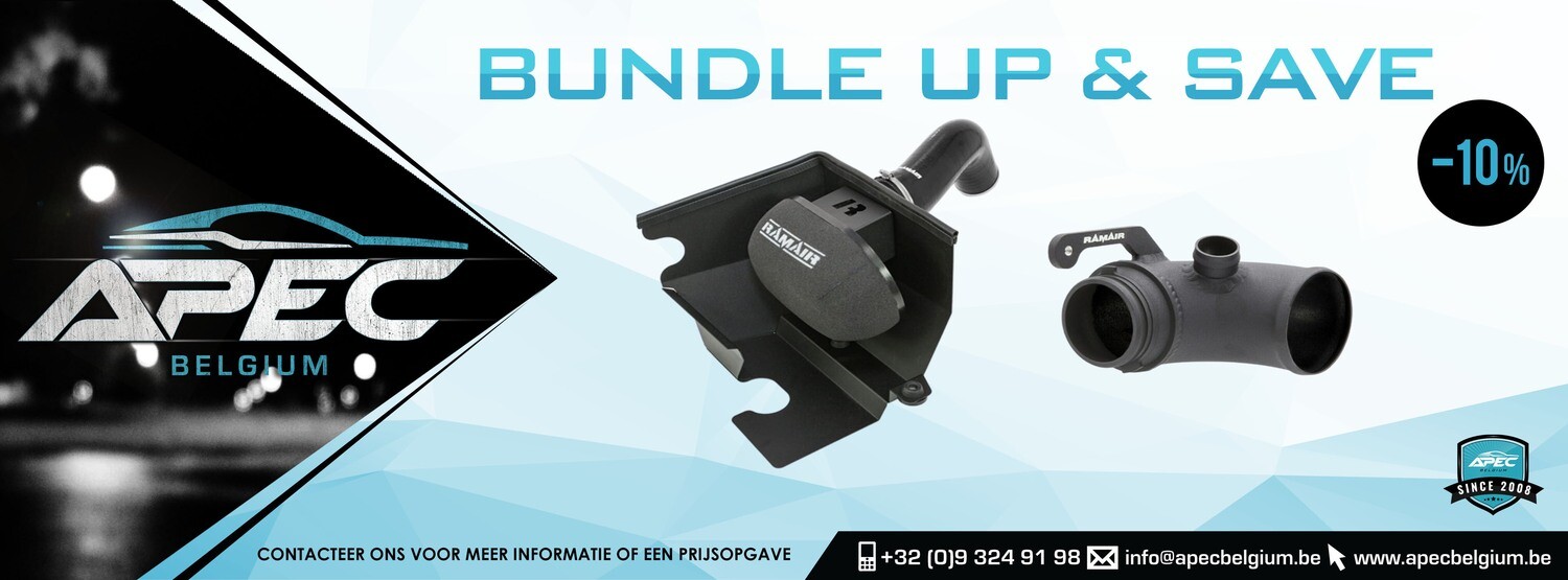 Ramair 1.8/2.0TSI MQB intake bundle: Intake + silicone hose + turbo inlet