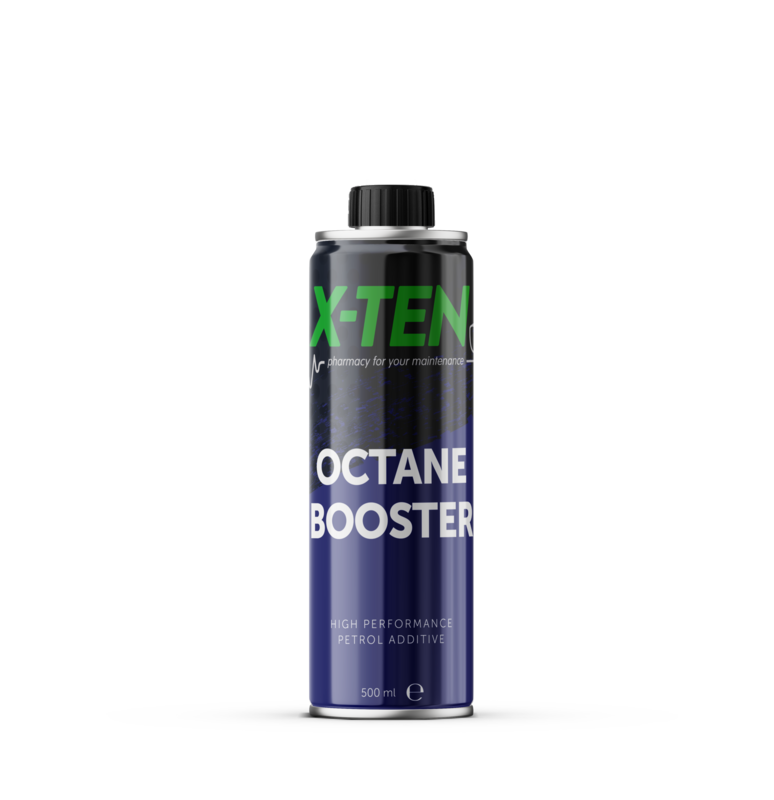 Hoog geconcentreerde octaan booster (benzine) tot +4 RON met 40ml op 25l! Fles 500ml