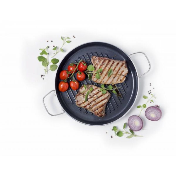 Greenpan Poêle grill rond à revêtement en céramique antiadhésif 28 cm