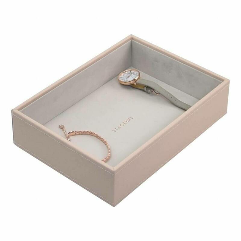 Stackers boîte à bijoux classic 1 section blush