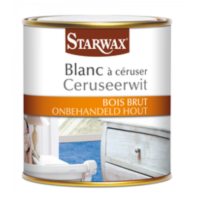 Starwax Blanc à céruser bois brut 500 ml