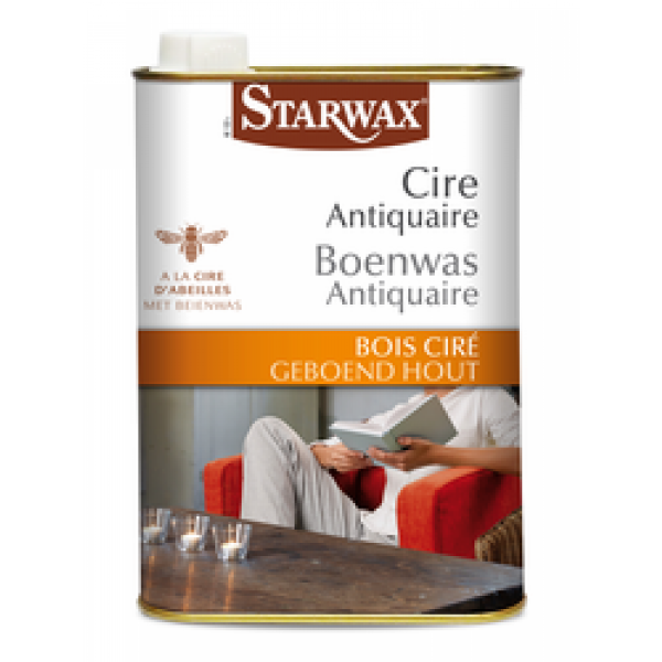 Starwax Boenwas antiquaire geboend hout (naturel) 500 ml