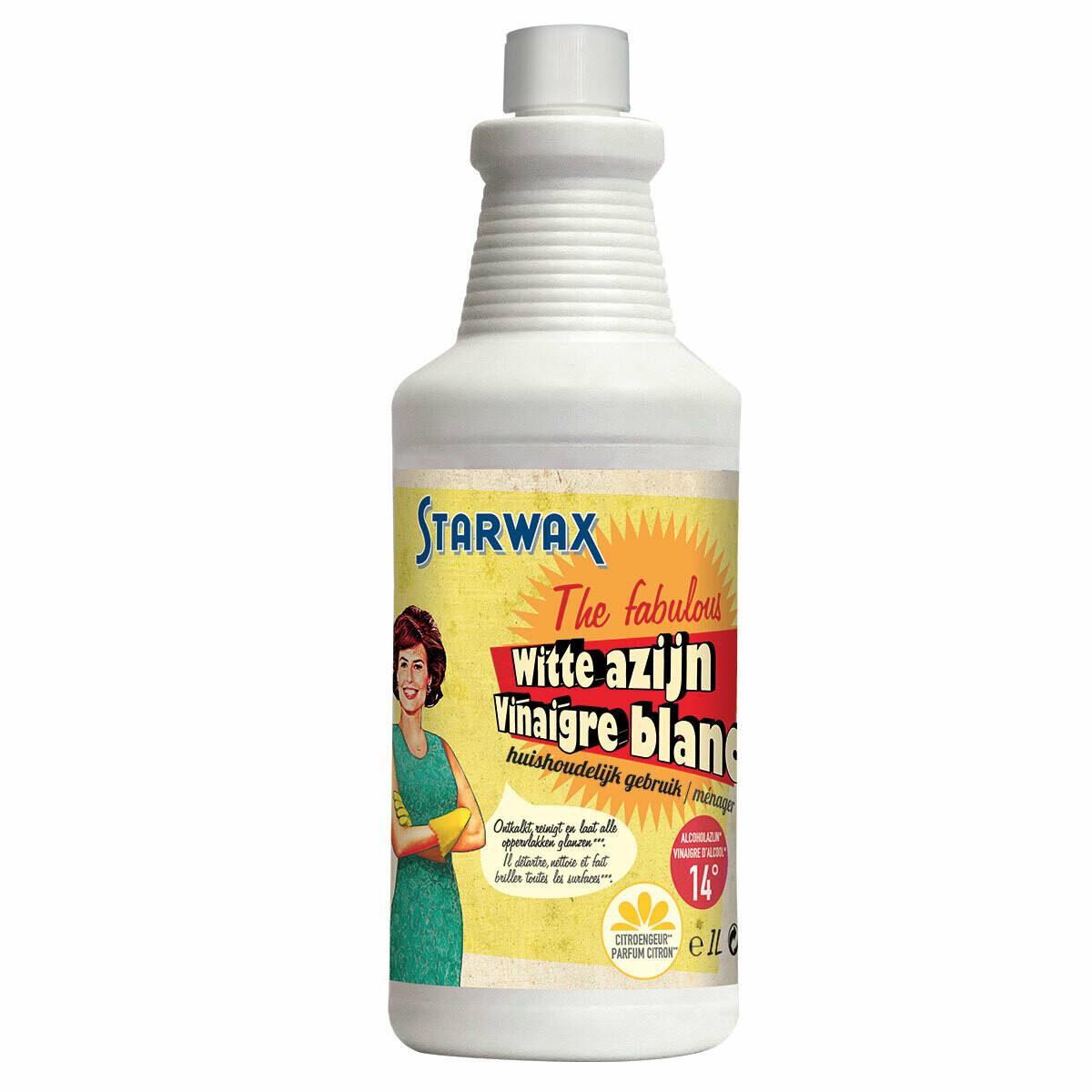 Starwax Witte azijn huishoudelijk gebruik 1 L