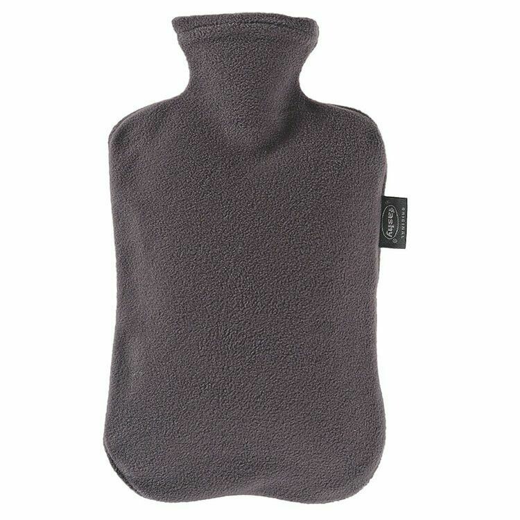 Warmwaterkruik fashy fleece grijs