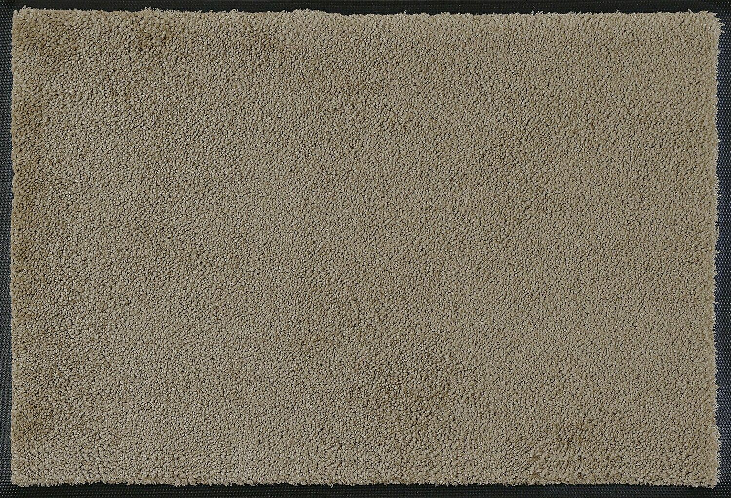 Wash+dry mat monocolor Taupe 40 x 60 cm