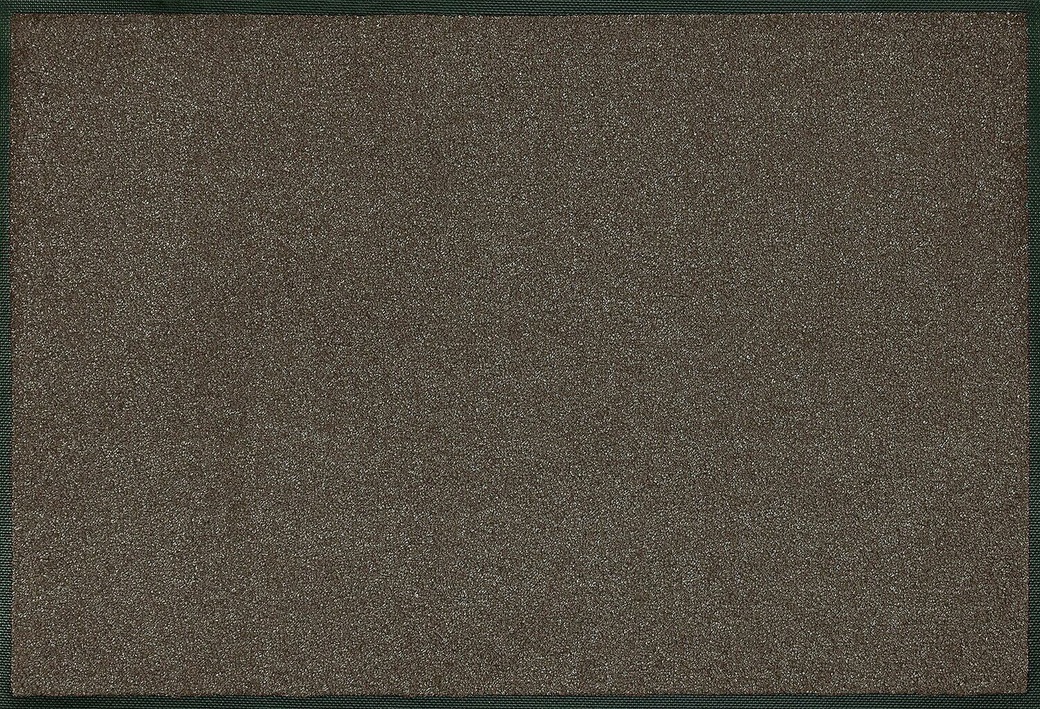 Wash+dry mat monocolor Brown 40 x 60 cm
