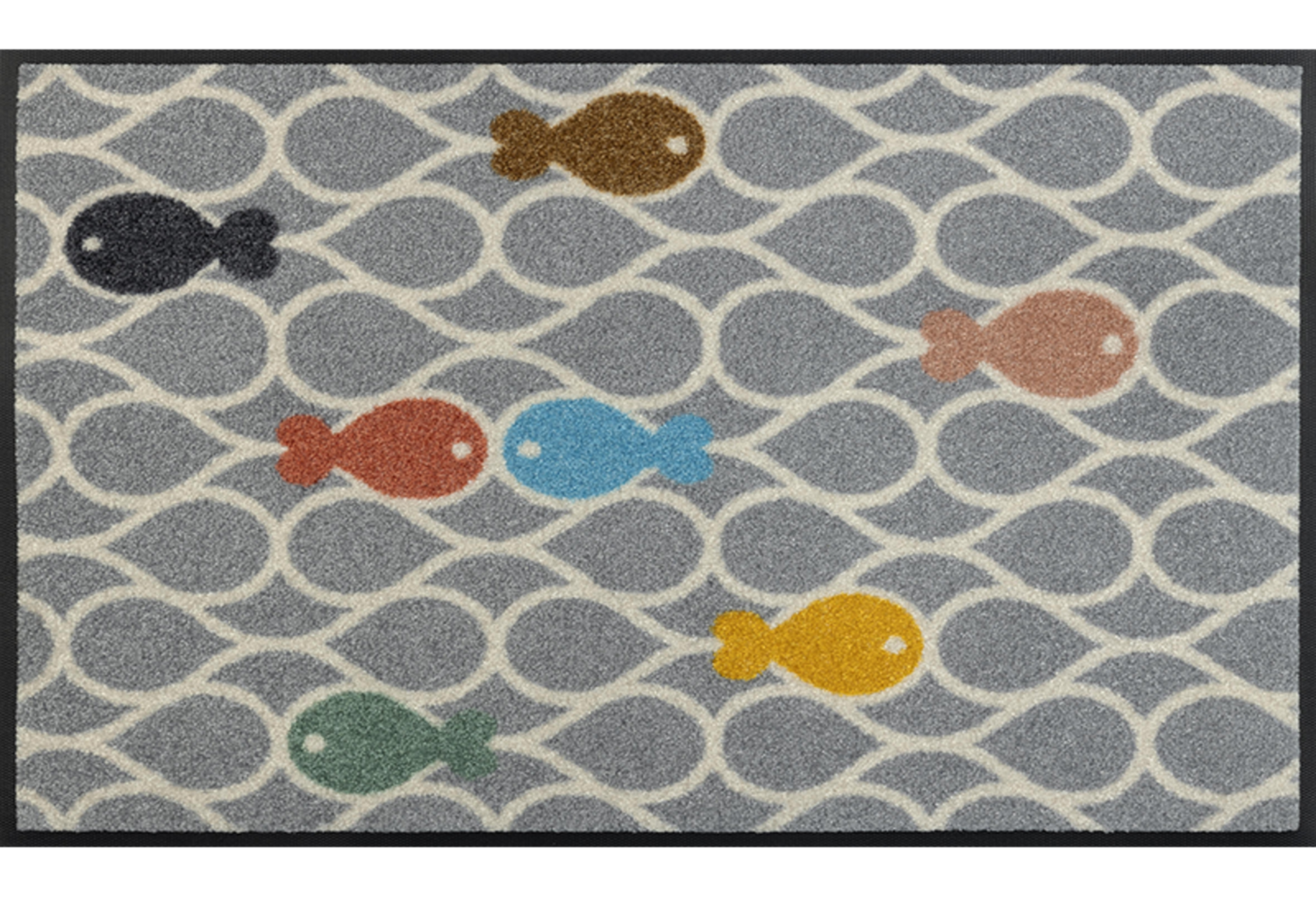 Wash+dry mat Fishpond 50 x 75 cm