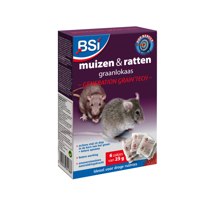 poison pour souris et rats 6 x 25 g