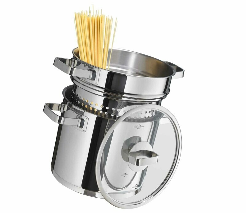 Pasta kookpot met inzet 6 L Küchenprofi
