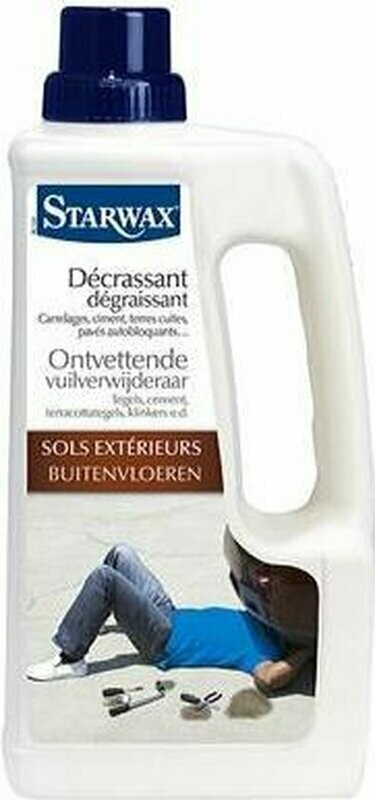 Starwax décrassant dégraissant sols extérieurs 1 L
