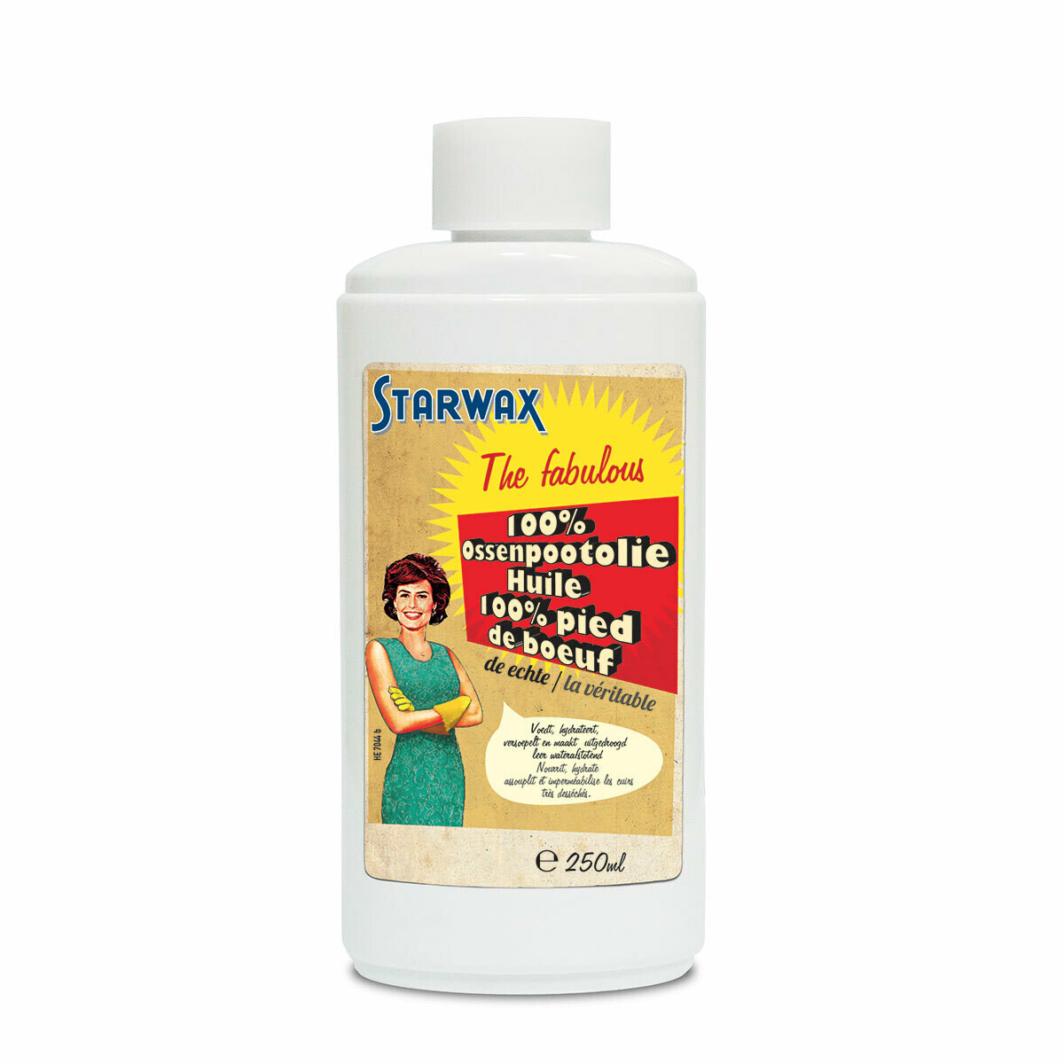 Starwax Fabulous 100 % Ossepootolie voor leder 250 ml