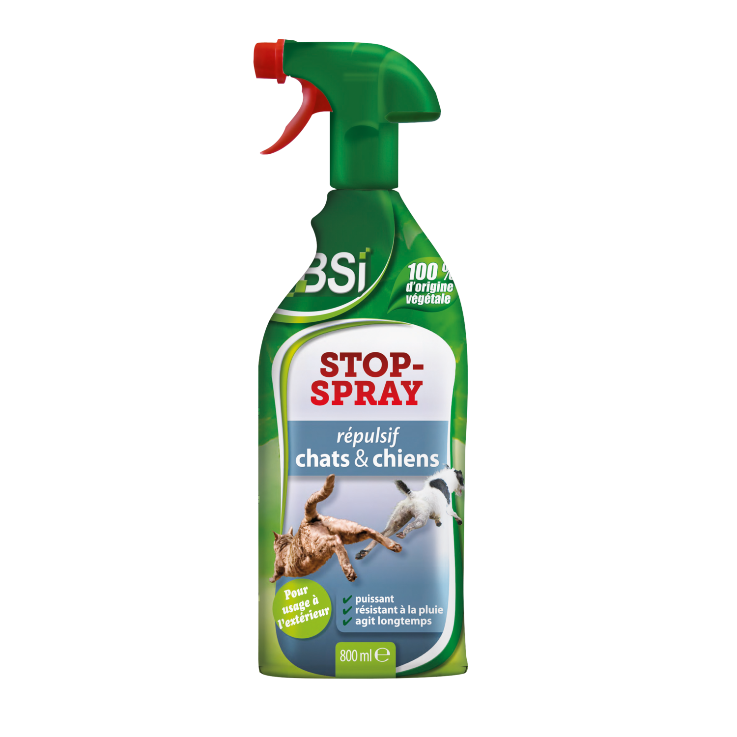 Stop spray tegen katten en honden (buitenshuis) 800 ml