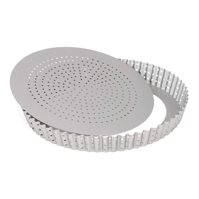 moule à gâteau fond lâche perforé 24 cm