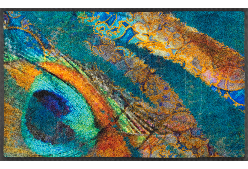 Wash+dry mat Exotic Pavo 60 x 140 cm