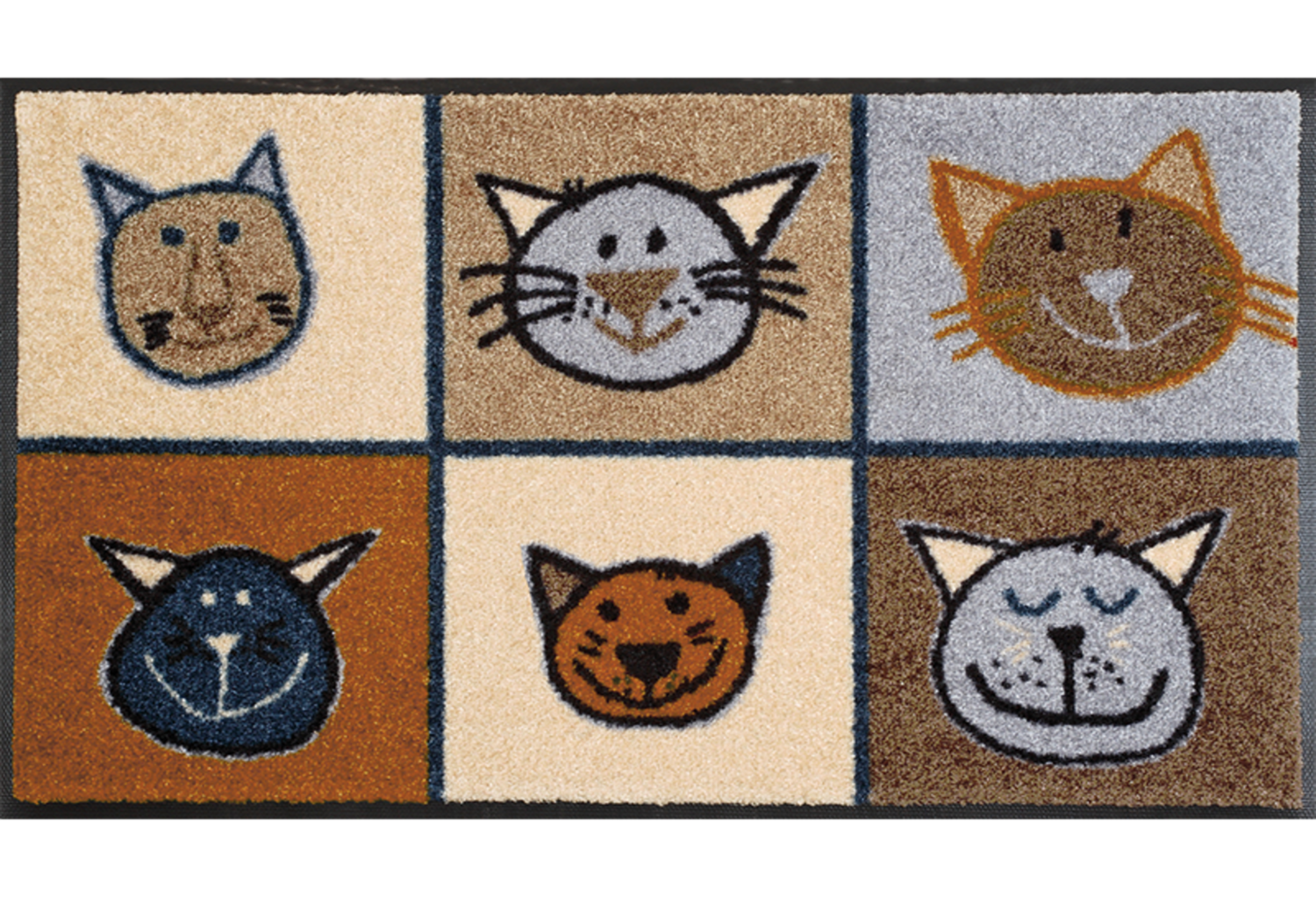 Wash+dry mat Miau Miau 50 x 75 cm