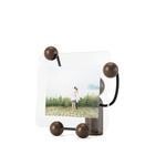 cadre photo woody desk small blk/wal 13x18