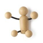 kapstok woody wall hook blk/nat