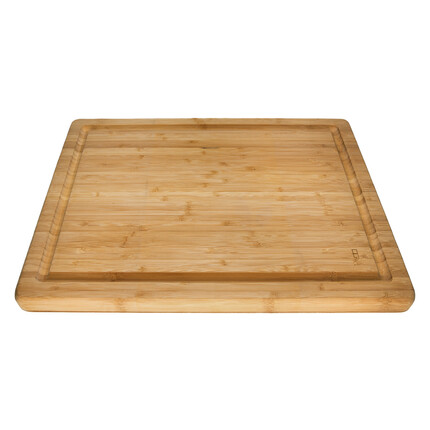 snijplank / vleesplank met sapgeul bamboe 40X30X3CM