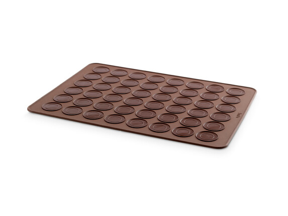 tapis de cuisson 24 macarons silicone 40x30x0.3 cm lékué