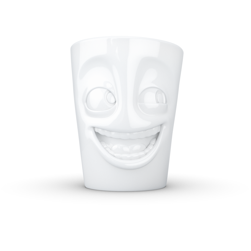 tasse 350 ml 'Joking' Tassen porcelaine blanc