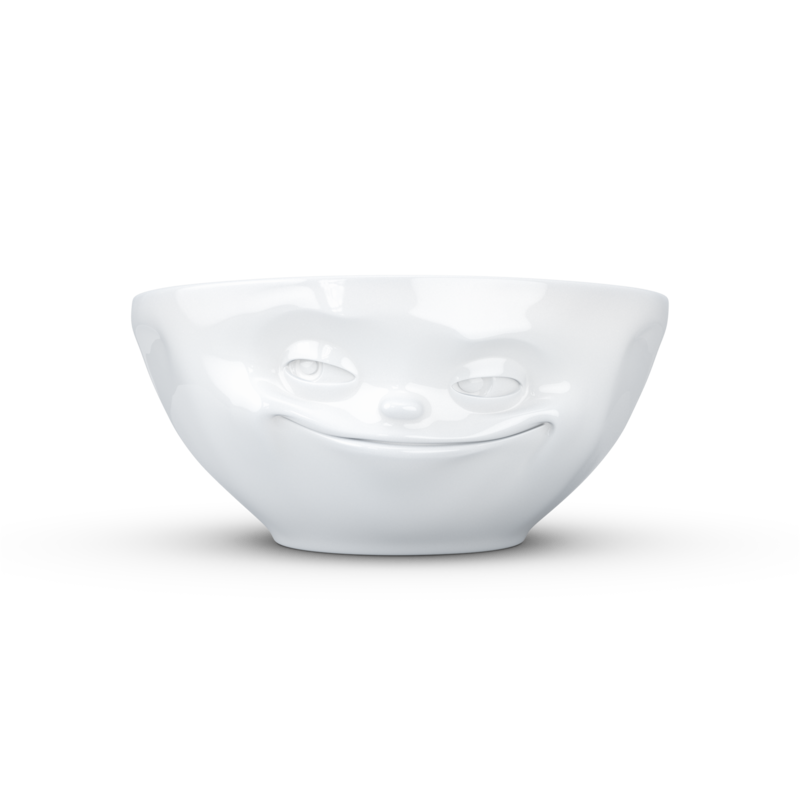 bol 350 ml 'Grinning' Tassen porcelaine blanc
