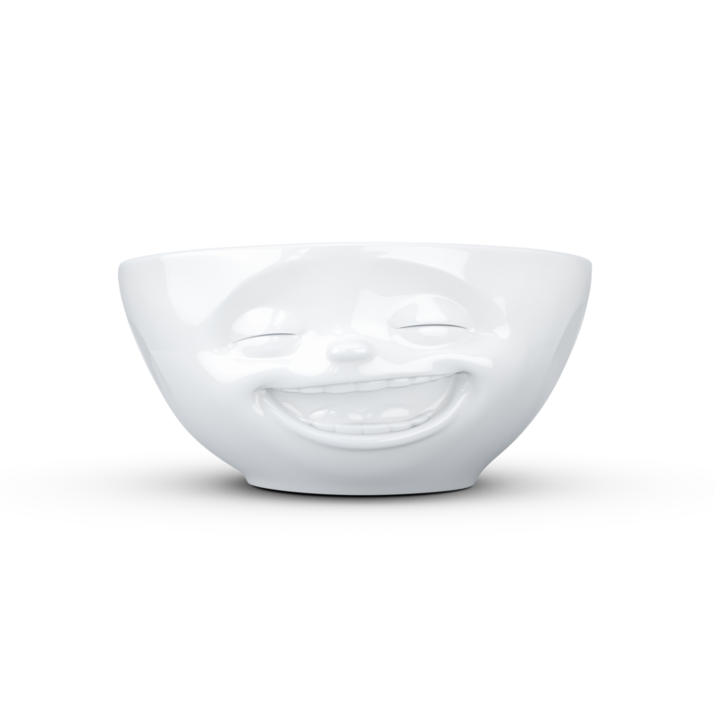 bol 350 ml 'Laughing' Tassen porcelaine blanc