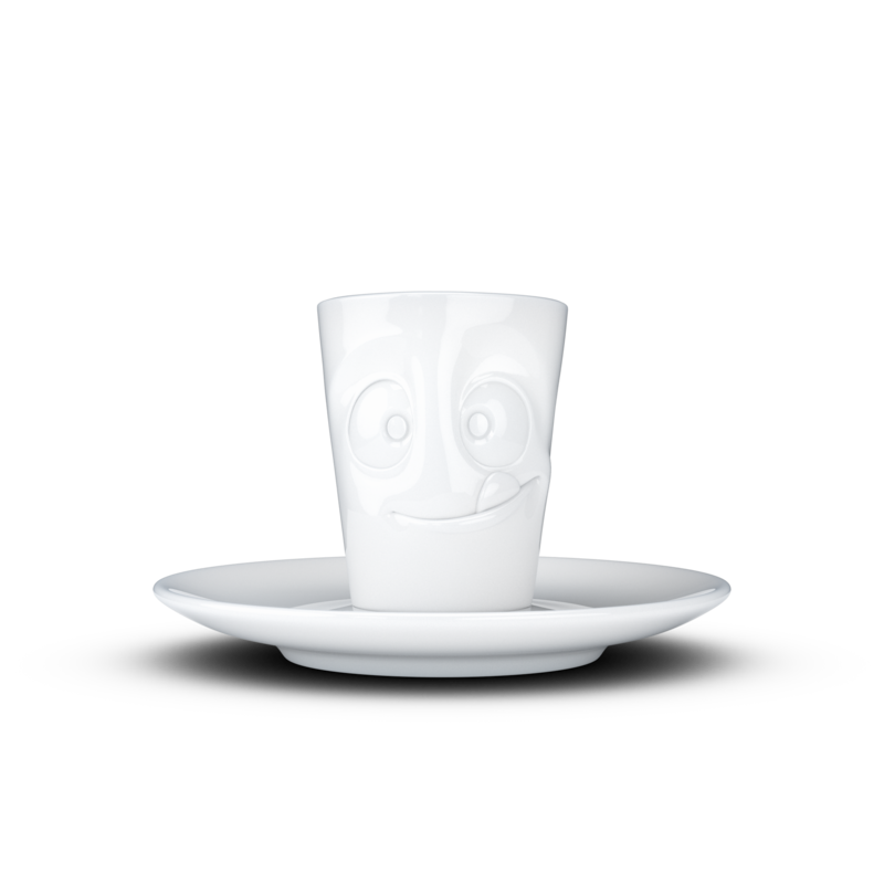 tasse à expresso + soucoupe 80 ml 'Tasty' Tassen porcelaine blanche
