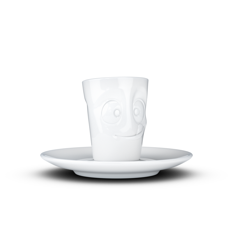 tasse à expresso + soucoupe 80 ml 'Tasty' Tassen porcelaine blanche