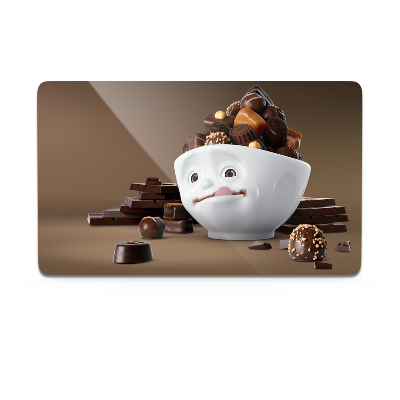 plateau petit-déjeuner 23,4 cm x 14,3 cm Tassen "Sweet Choco'