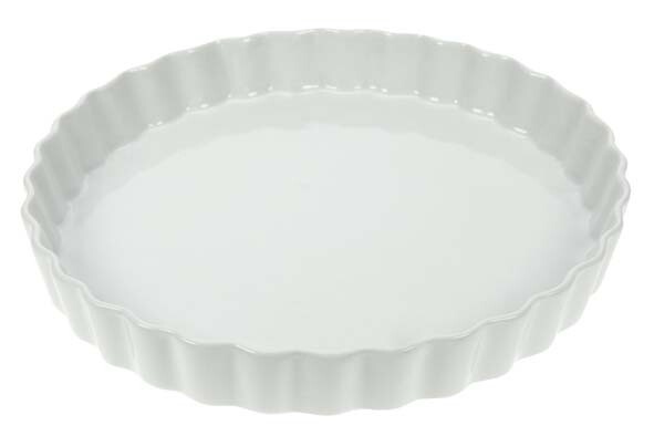 Moule à tarte blanc D28XH4CM ronde