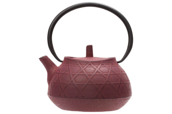 théière fonte 1,1 L rouge