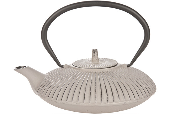 théière en fonte 800ml greige