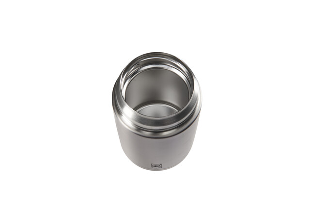 voedselthermos dubbelwandig uit rvs grijs 680ml