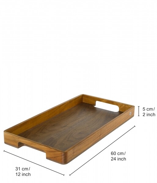 plateau en bois 31x60x5 cm