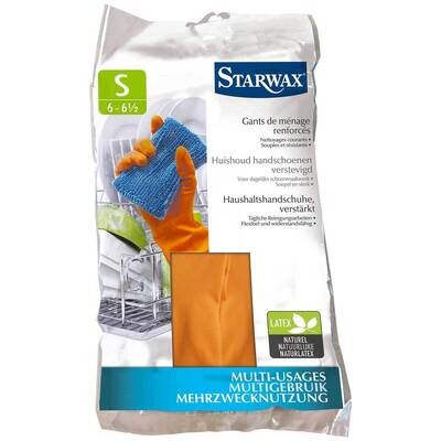 Starwax huishoudhandschoenen verstevigt maat S - 1 paar