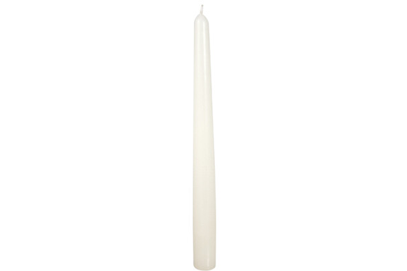 bougie pointue blanc set/10 H240XD22MM