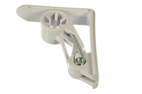 pince nappe s/4 plastique blanc
