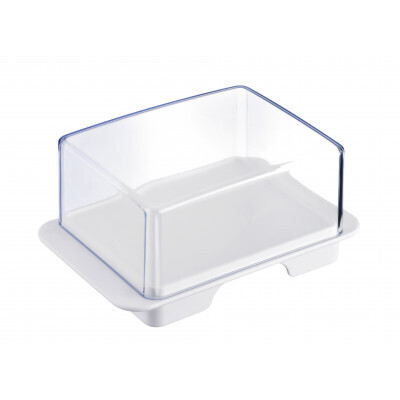 boterschaaltje wm kunststof transp/wit