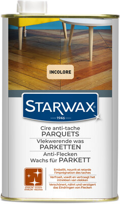 Starwax Anti-vlekken boenwasgel Starlon  Geboend parket (incolor) 1 L